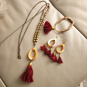 AJUNA / Beautiful Handmade Jewelry Set